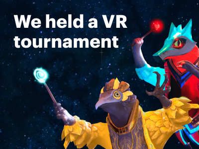 We held a Battle Magic VR tournament at JetStyle!